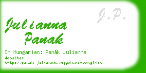 julianna panak business card