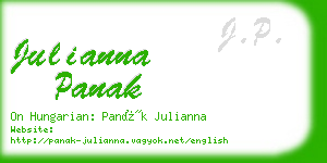 julianna panak business card